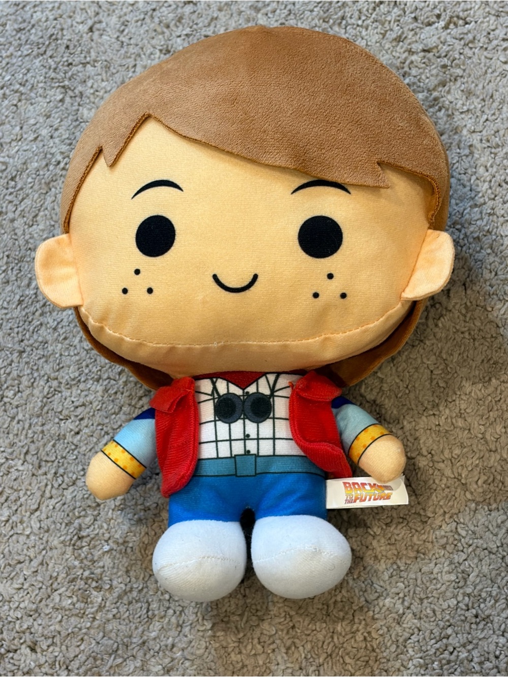 Toy Factory Back to the Future MARTY McFly CHIBI Plush Doll 9" Stuffed Z5